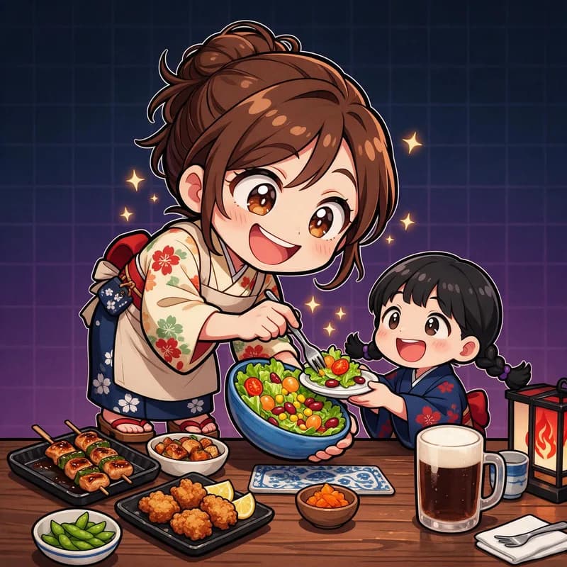 ラブ顔診断「みんなのお姉ちゃん」タイプのイラスト